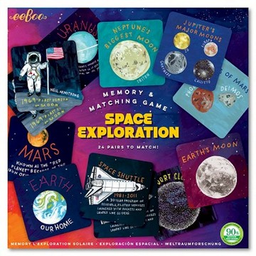 eeBoo 記憶遊戲 - Space Exploration Matching Game 太空探險