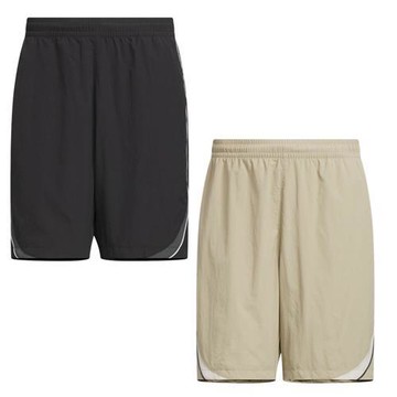 Adidas 平織短褲 男裝 8吋 寬鬆 黑/卡其【運動世界】KF3693/KF3695