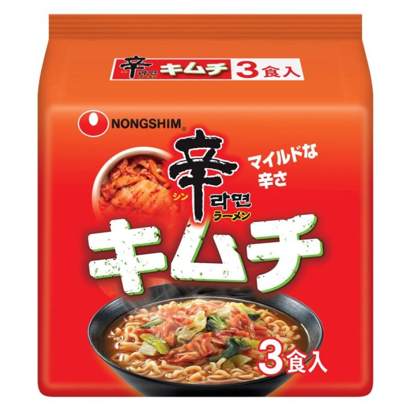 辛ラーメン　360g　袋麺　キムチ　3食入　LINEショッピング