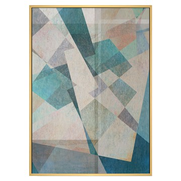 Boluo 菠蘿選畫所 拼接萬花筒 APAD3438D 40 x 30cm 畫框壁掛裝飾畫  木色