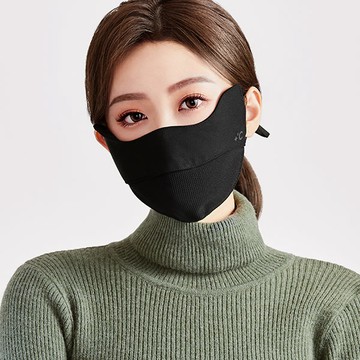 保暖發熱3D護眼角小顏口罩