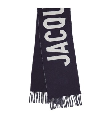 Jacquemus Virgin Wool Logo Scarf