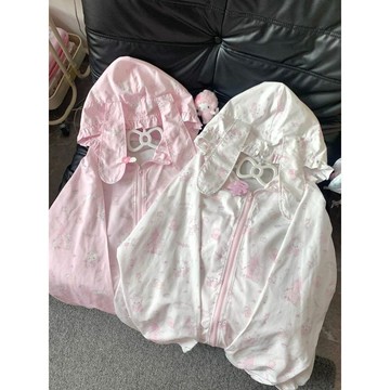 【台灣出貨】薄款兔耳朵防曬衣 日系軟妹 亞萌 宅系 二次元 春夏 長袖 連帽外套 亞文化 防曬衫 防曬外套 防曬衣服