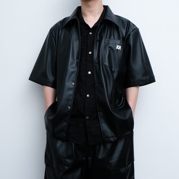 KAIKAI - Insomnia - 皮革短袖襯衫外套