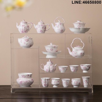 免運 開立發票 茶具 伴手禮  手繪釉下彩陶瓷茶杯主人杯功夫茶具玫瑰花高顏值女士專用茶壺蓋碗