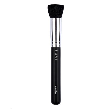 Galatea 葛拉蒂 天顏系列尖峰羊毛平口腮紅修容兩用刷 毛量紮實沾粉力十足 畫出自然服貼暈染效果 呈現立體小臉  1件