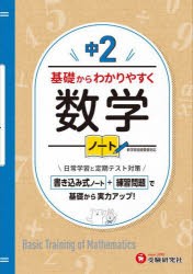 中2基礎からわかりやすく数学ノート [本]