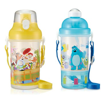 Baby City 迪士尼玩具總動員彈跳直飲式水壺(玩具總動員/怪獸電力公司)【悅兒園婦幼生活館】