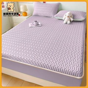 夏季冰絲席 乳膠涼席 乳膠床包 冰絲涼墊 天然乳膠 可機洗 疊全包