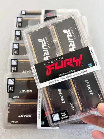 跳水價！！金士頓DDR4 32G3600 16G3200 連號套裝駭客神條 26【北歐居家生活】