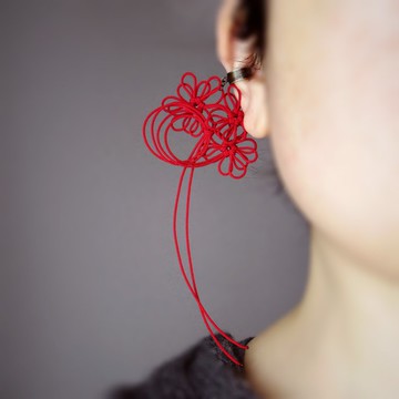 單耳飾結耳骨夾｜耀眼而萌動