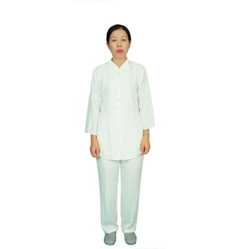 現貨供應弘喧 中開鳳仙直排 白滾白 靈修衣 禪服 團體 禪修服 打坐 套裝 茶服 道服 修道 居士服 慈惠堂 母娘 宮廟