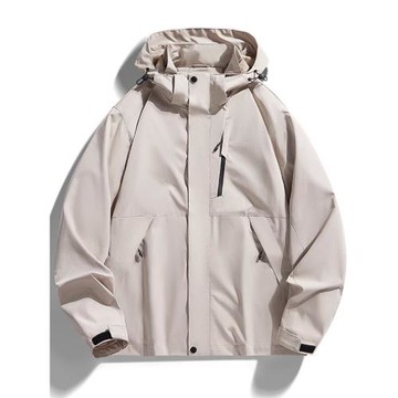 特大碼加肥加大號肥佬胖哥300斤連帽可拆防雨沖鋒衣單外套夾克男