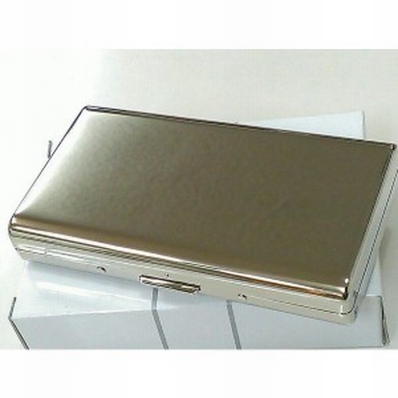 シガレットケース コンパクトサイズ タバコケース 鏡面シルバー 14本収納 たばこケース ロングサイズ対応 坪田パール社製 通販 Lineポイント最大1 0 Get Lineショッピング