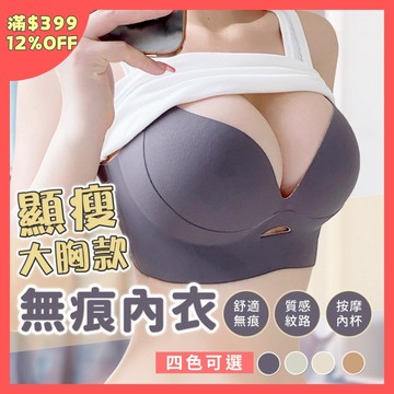 【現貨 隔日到】 大胸顯小 軟支撐 調整型內衣 收副乳 防下垂 集中 0.3cm薄款 無鋼圈內衣 大尺碼 #899