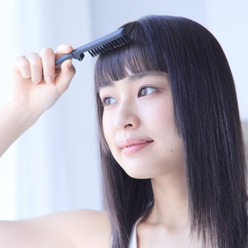 日本 Strainia  天然豬鬃毛 攜帶小髮梳