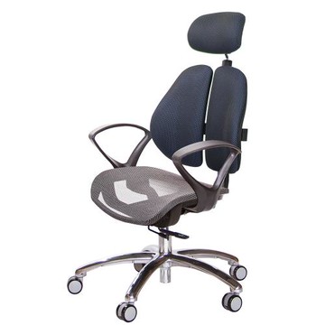 GXG 高雙背網座 工學椅(鋁腳/D字扶手)  TW-2806 LUA4