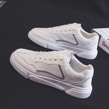 男士小白鞋小碼男鞋38碼37 36板鞋夏季新款透氣百搭韓版低幫潮鞋