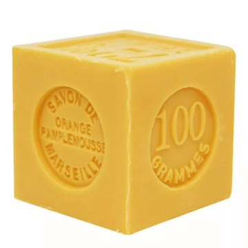 Theophile Berthon 方塊馬賽皂 橙柚香 強效清潔力  100g  1個