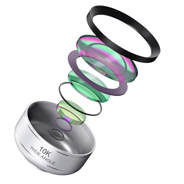 10K廣角鏡頭廣角一體鑄造防水防塵直播拍攝高清鏡頭玻璃廣角鏡