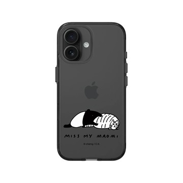 iPhone 16 Clear (相機按鈕) 酷墨灰 - 馬來貘 Laimo - 只想吸貓