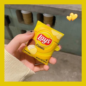 創意薯片適用新airpods3保護套airpodspro保護殼蘋果一二三代無線藍牙耳機套airpods2軟硅膠1代潮牌小眾ins風