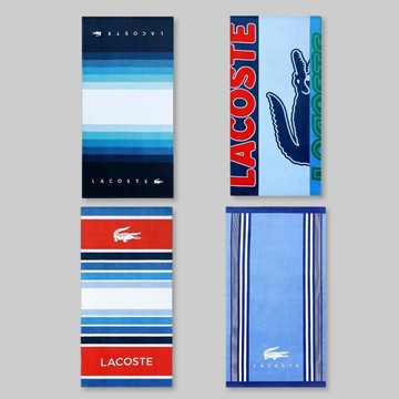 【New START精品服飾-員林】現貨 Lacoste 鱷魚 海灘巾 浴巾