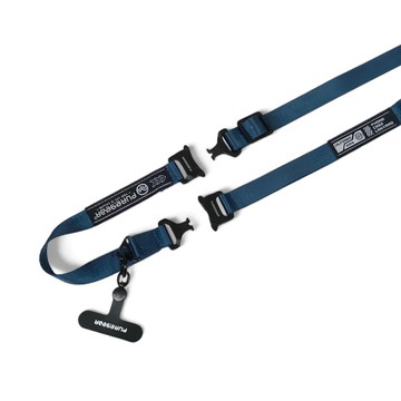 PURe.geaR 普格爾 兩用複合式機能快扣背帶  藍色  1個