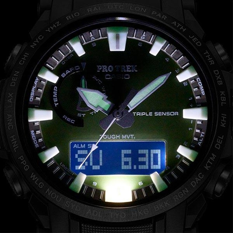 【CASIO】PROTREK Climber Line、PRW-61Y-3JF