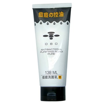 080男性痘痘洗面乳 138ml 控油調理 預防痘痘生成 深層清潔毛孔  1個