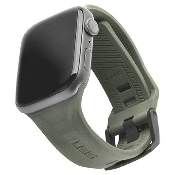 UAG 潮流矽膠錶帶  Apple Watch 42/44/45/49mm  軍綠色  1個