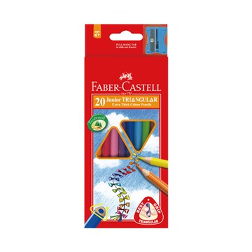 【非庫存商品急單勿下】Faber-Castell 輝柏 大三角油性色鉛筆20色 NO.16-116538-20 (NOD)