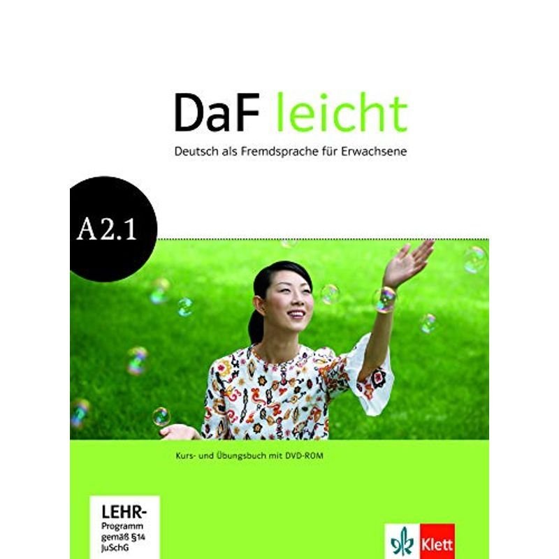 DaF leicht: Kurs- und Ubungsbuch A2.1 mit DVD-Rom