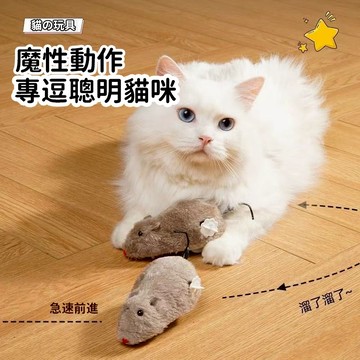🐱貓咪玩具 🐾仿真老鼠玩具 貓咪發條玩具 貓貓自嗨解悶神器 逗貓玩具 貓咪消耗體力神器 寵物玩具 寵物互動玩具 寵物用品
