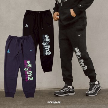 NIKE JA CLUB FLEECE BB JOGGER PANTS 黑色 紫色 籃球 縮口 棉長褲【FZ1041】