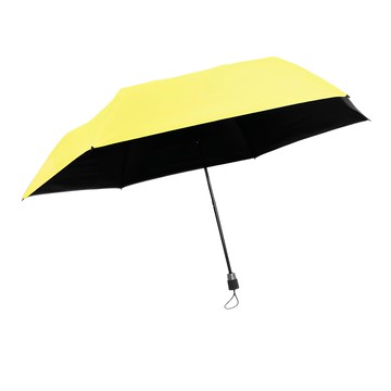 tin.o.o 好傘王 自動傘系 電光黑膠降溫反向傘 25吋大傘面 3M反光條 一鍵開收  黃色  1支