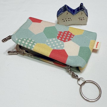 AYANOKOJI京都綾小路鑰匙包口金包-六角(綠)