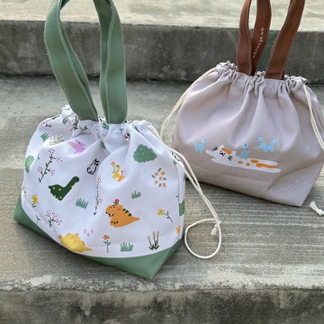 防潑手提束口包 -貓貓龍龍款