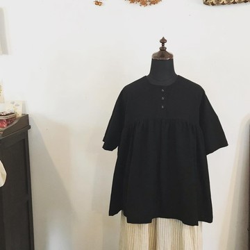 蓬鬆棉質上衣 (104)