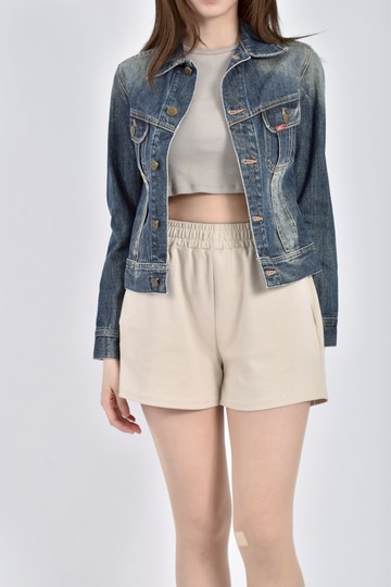 (S) lee丹寧牛仔長袖藍色外套