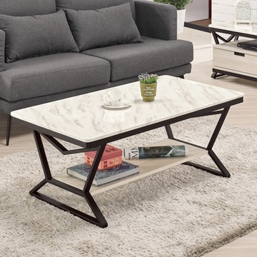 MUNA家居 羅傑3.7尺石面大茶几 110X60.5X44.5cm