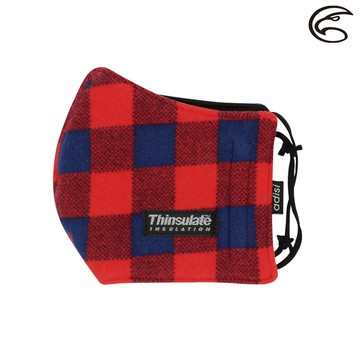 ADISI 防風保暖口罩 AS19026 / 紅藍格紋