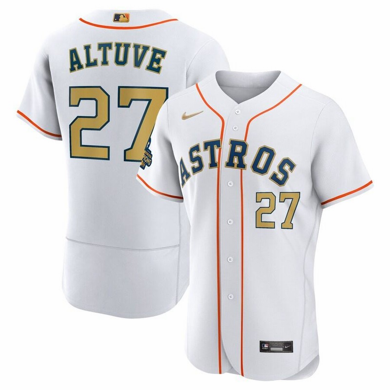 MLB ホセ・アルテューベ アストロズ ユニフォーム 2023 ゴールド