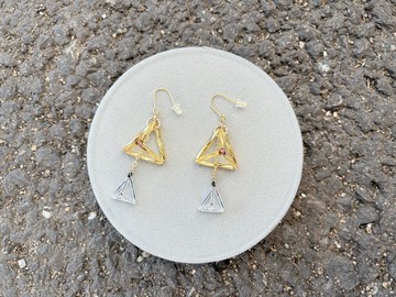 空中立體三角形耳鉤