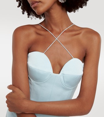 Alex Perry Conley satin crêpe maxi dress