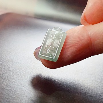 【願‧平安】冰種翡翠平安牌 | 天然緬甸A貨翡翠 | 送禮