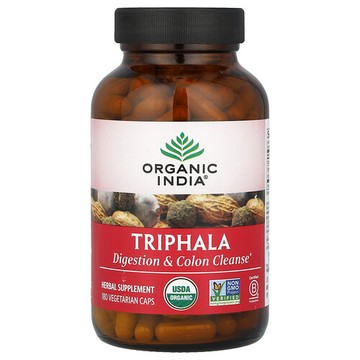 Organic India, 三果寶，180 粒素食膠囊