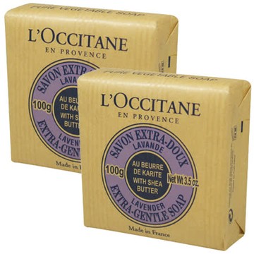 L’OCCITANE歐舒丹 乳油木薰衣草皂(100g*2)-2026.04 專櫃即期正品
