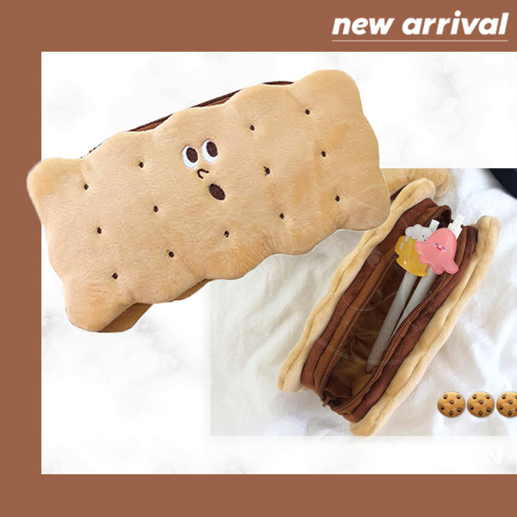 立體餅乾毛絨筆袋鉛筆盒化妝包收納包小物包【AS1081146】Unicorn手機殼 