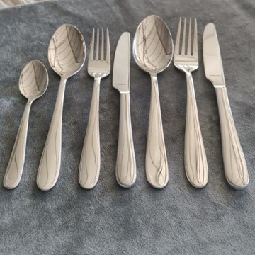 出口荷蘭Amefa西餐具套裝主餐牛排刀叉勺4件套家用甜品勺咖啡勺